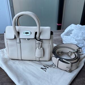 Mulberry Mini Bayswater Eggshell